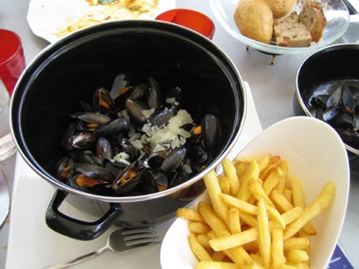 Recette Belgian-style mussels and fries